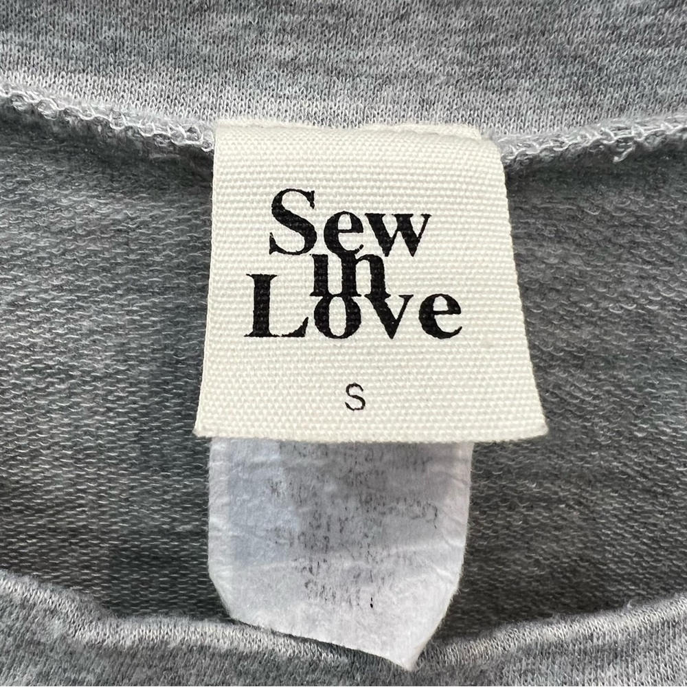 NAP QUEEN Gray Heathered Lightweight Crewneck Sweatshirt - Picture 3 of 7